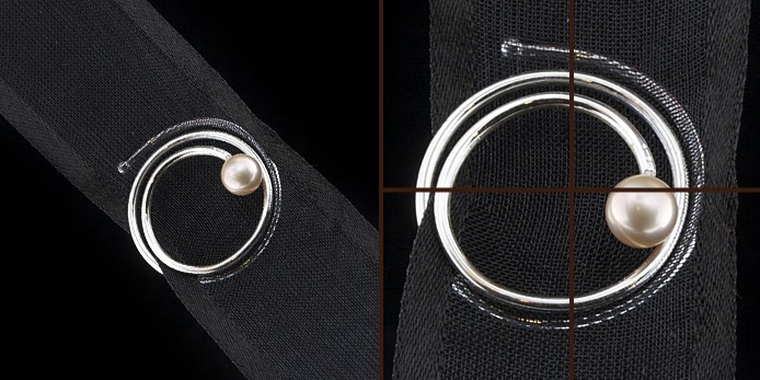 Spiralotta: anello a spirale con perla